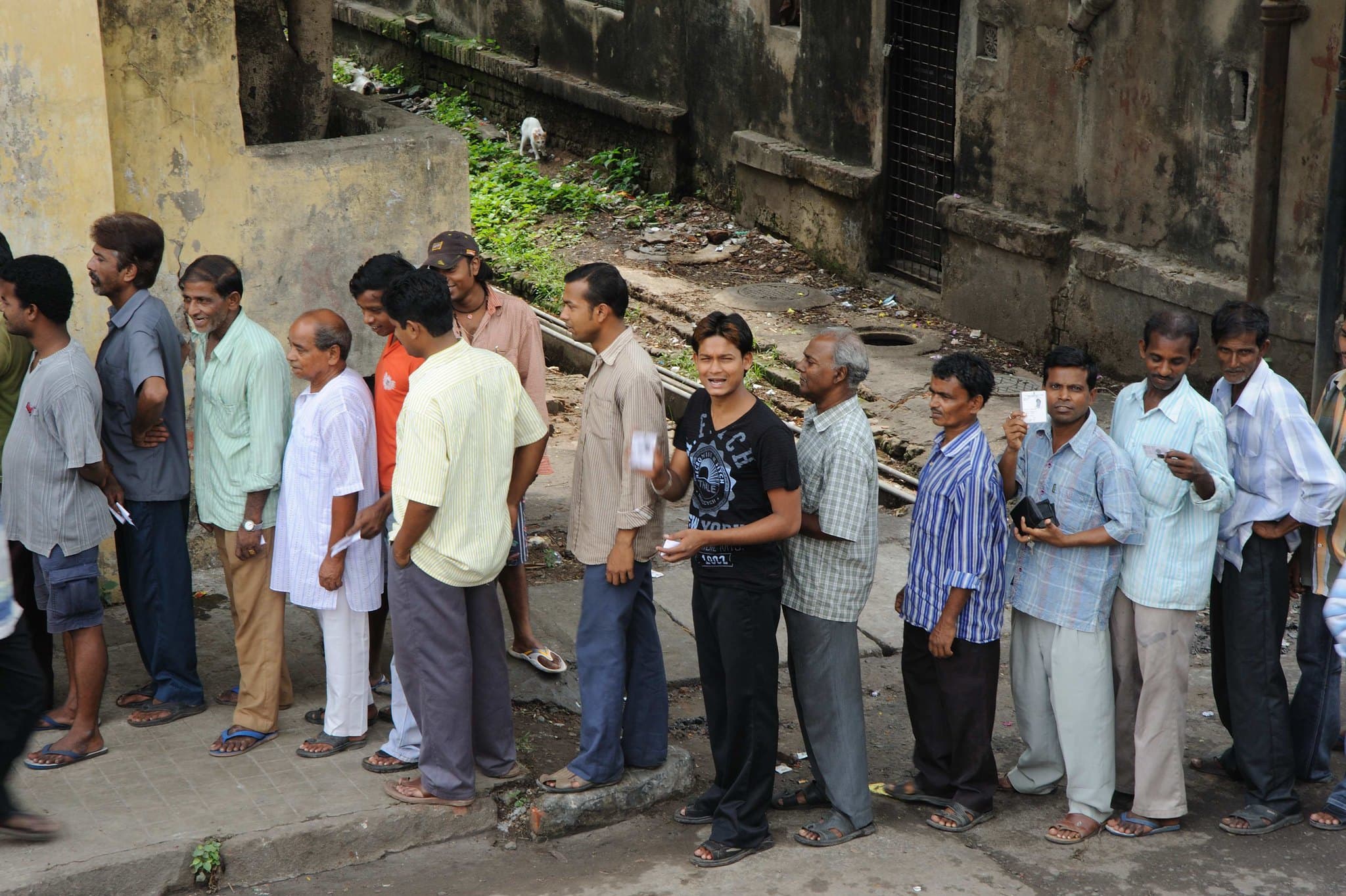 Millions of Indians queued to vote in local elections in two states