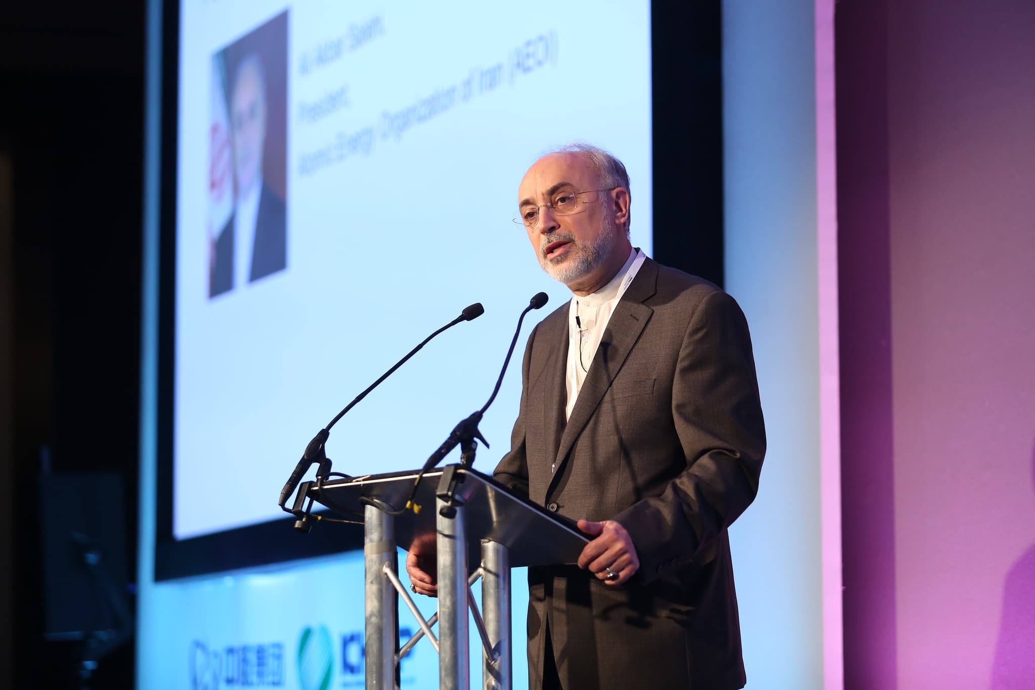 Iran's atomic energy chief Mohammad Eslami said US talks depend on recognition of Iran's rights and interests