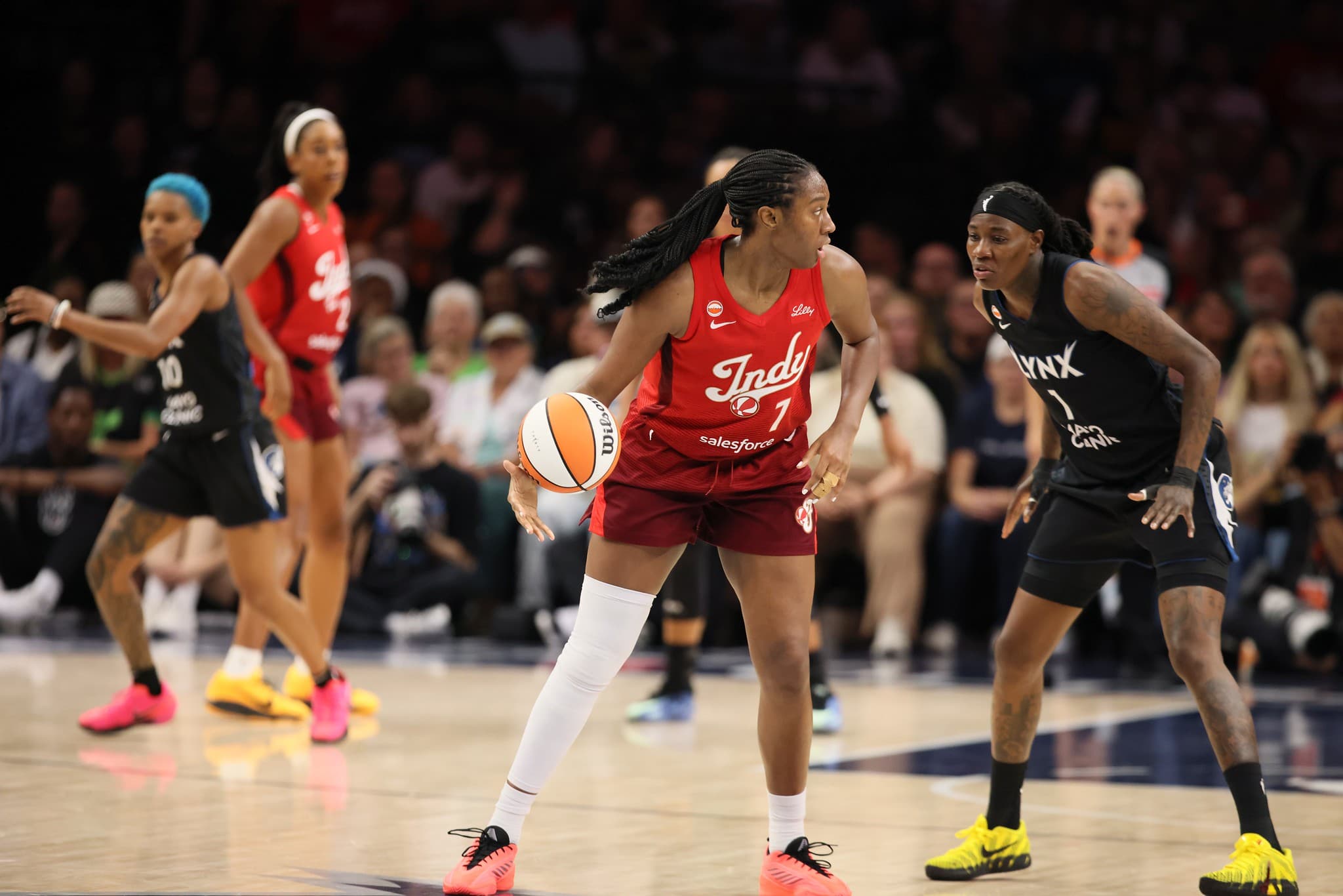 Clark Frustrated by Officiating Disparity in Fever's Playoff Loss